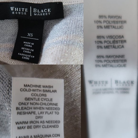 SOLD |WHBM | Dolman Bateau Stripe Pullover - Picture 8 of 8